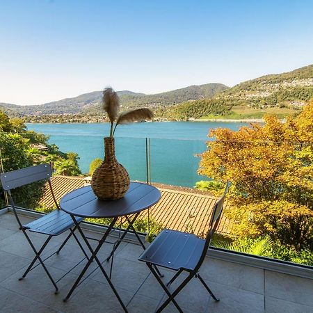 La Palma 1 By Quokka 360 - Modern Panoramic Lake View Flat Montagnola Exterior photo