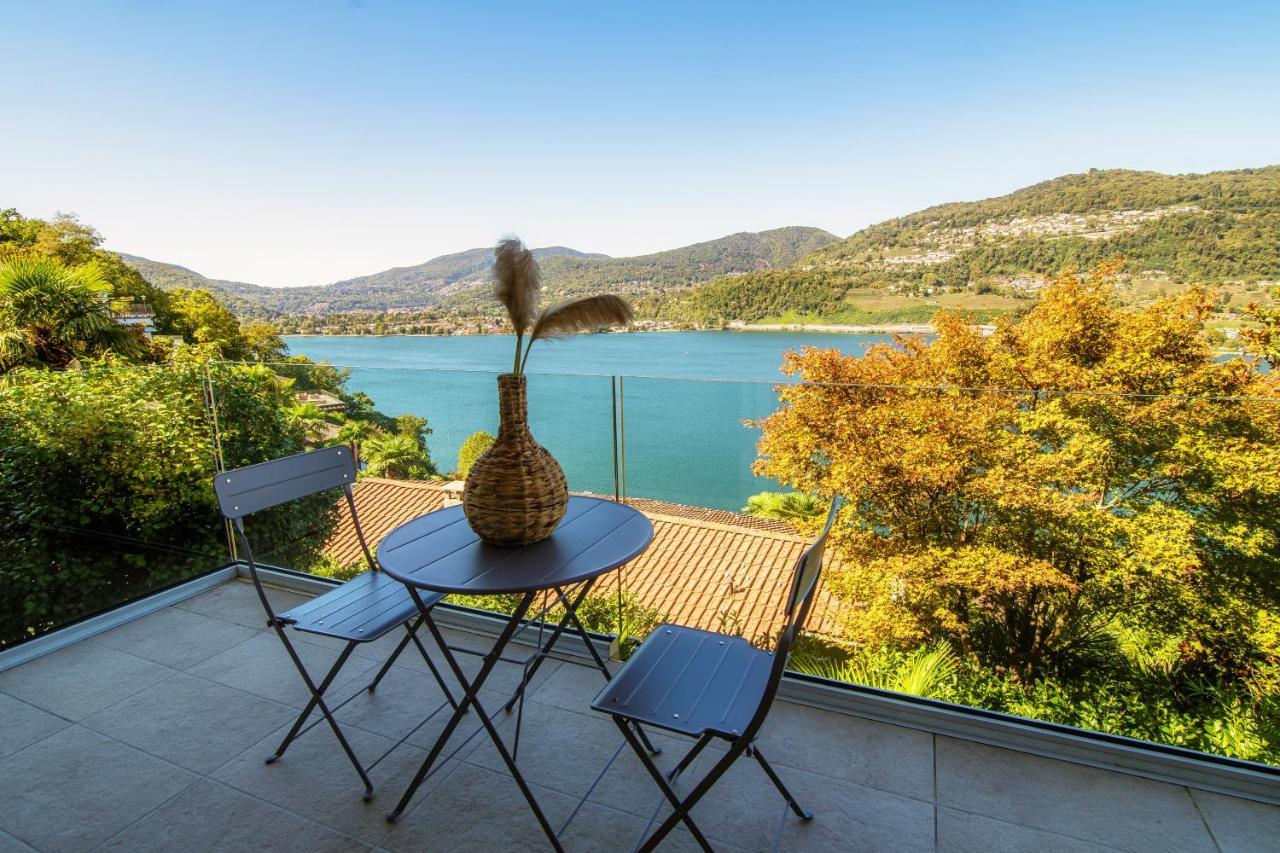 La Palma 1 By Quokka 360 - Modern Panoramic Lake View Flat Montagnola Exterior photo