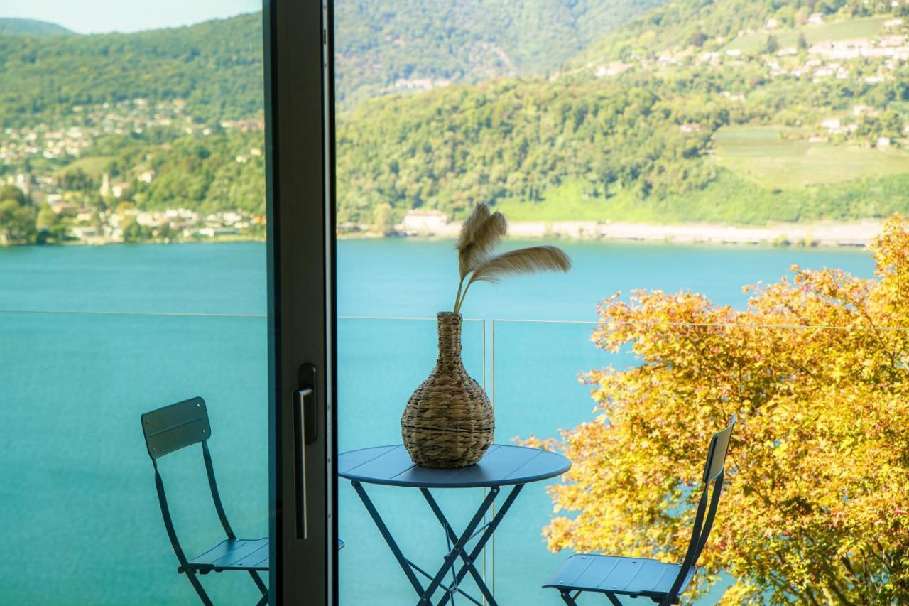 La Palma 1 By Quokka 360 - Modern Panoramic Lake View Flat Montagnola Exterior photo