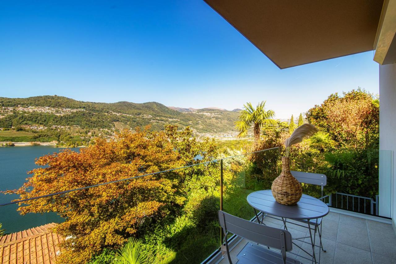 La Palma 1 By Quokka 360 - Modern Panoramic Lake View Flat Montagnola Exterior photo
